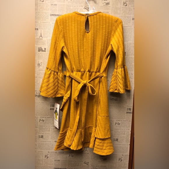 NWT! Girl’s Dress; Rare Editions; Necklace Accessory; Skirt Panels; Keyhole Back - Picture 6 of 9